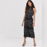 Ted Baker NWT Black Marcila Hazel High Neck Wide Leg Floral Jumpsuit Photo 97