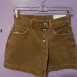 American Eagle Outfitters Brown mom skorts in brown denim Photo 0