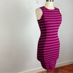 Opening Ceremony  Pink Stripe Fitted Dress Photo 2