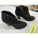 Old Navy Womans  250/81 Size 8 Black Zip Block Heel Ankle Boots Photo 1