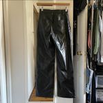 Abercrombie & Fitch Curve Love Faux Leather 90’s Relaxed Ultra High Rise Jeans Photo 2