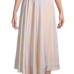 Vince  rainbow wash drape skirt in multi size 10 (b17) NWOT Photo 10