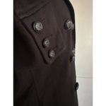 CAbi Cropped Double Breasted Blazer Black Knit Colette Buttons Women’s Sz M Photo 3