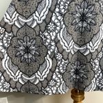 prAna Dress Small Black White Sleeveless Athletic Yoga Geometric Floral A-Line Photo 3