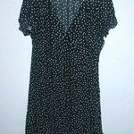 Sandra Darren 16 Black White Dot Dress Plus Photo 0