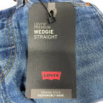 Levi's Wedgie Straight Jeans Jive Sound Wash Size 24 Photo 12
