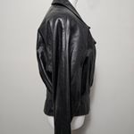 wilson's leather Vintage  Black Leather Moto Jacket Size Medium Photo 1