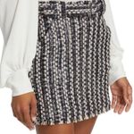 RAMY BROOK
Ashley Belted Tweed Mini Skirt Sz 10 Blue Photo 2