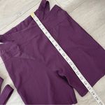 For Love & Lemons Workout Set cutout ribbed womens Purple (large) athleisure gym Photo 9