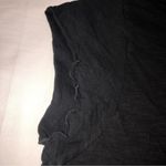 Free People We the Free Scalloped Edge Black Top Photo 6