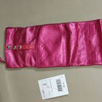 Brighton Nolita Shimmer Small Trifold Wallet Metallic Pink Leather Card Holder Photo 6