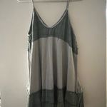 POL Green and Gray Tank Dress Size Large Photo 2