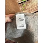 Bobeau  Open Front Long Sweater Cardigan Kimono Poncho w Collar Brown Grey Sz 1X Photo 4