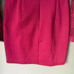 Tobi  sz M red Crimson‎ lace cut out long sleeve mini dress Photo 5