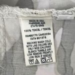 Cloth & Stone Anthropologie  Shirt Womens XS Button Up Gray‎ Green Camo Utility Photo 5