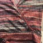 Free People New Wrap Tie Crop Top Rainbow Multicolor Stripe Boho Knit Pullover Photo 8