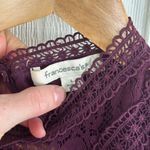 Francescas Elegant Regal Purple Lace Fancy Holiday Dress Size L Photo 2