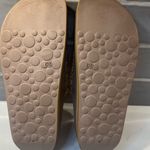 FANTASY SANDALS Tan and Gold Comfort Sandals with Metallic Straps Size 8 Photo 9