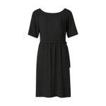 VTG B. Altman Black Midi Dress Union Made ILGWU 60s Mod Braided Waist USA Sz 14 Photo 1