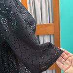 Catalina  Elegant Black Lace Kimono/Cover up Photo 5