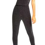 Almost Famous  Strapless Metallic Jumpsuit Photo 0