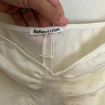 Reformation NWT - Marsala Ivory Bodysuit Ribbon Tie Romantic Girly Photo 4