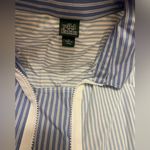 Wild Fable Women’s  blue white stripe zip jacket Photo 1