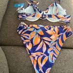 Cupshe Women's Underwire Drawstring High Waist Bikini Set Swimsuit Photo 6