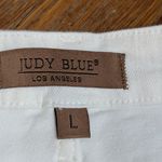 Judy Blue  Jeans Womens Magic High Waisted Stomach Control White Shorts Large Photo 2