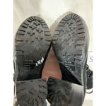 Kimchi Blue Woman’s  Black Suede Lace Up Platform Block Heel Ankle Boots 7 Photo 6