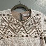 Hunter Bell  Ivory Lace Fawn Short Sleeve Blouse Sz 0 Photo 3