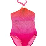 Trina Turk NWT!  Opal Crochet High Neck One Piece Swimsuit - Size 8 Photo 4