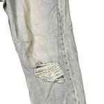 KanCan Hi Rise Belted Paperbag Mom Jeans Distressed Light Wash‎ Denim Women 29 Blue Photo 3