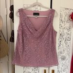 Alex Evenings Y2k velvet burnout cowlneck sleeveless Photo 1