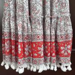 Sundance  All At Sea Floral Boho Midi Dress Size XS Photo 6