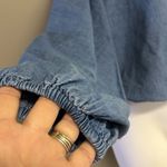 Banana Republic Blue Chambray Lined Bubble Sleeve Button Down Shirt- Small Photo 3