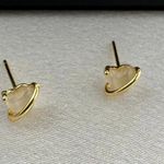 Small Mini Love Heart Stud Earrings for Women Gold Photo 0