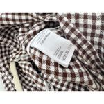 & Other Stories & Other Stories Brown Gingham Short Sleeve Belted Romper Size 6 Photo 3