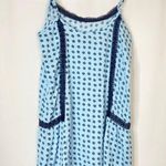 Aerie | Aztec Floral Blue Lace Lingerie Slip S Photo 5