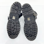 DNA  Footwear Leather Open‎ Side Buckle Boots 10 Black Photo 7