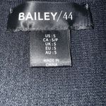 BAILEY 44 Black Thick Ribbed V-Neck Top Animal Print Long Sleeves NWOT Size S‎ Photo 6