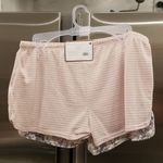 Danskin ππ PJ Prints & Solid Ribbed PJ Shorts 2Pk Pink & Gray Pattern Large NWT Photo 1