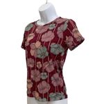 Kmc Floral Blouse Red Size M Photo 1