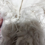 Vince Camuto Two by  Womens Faux Fur Vest Size L Mob Wife Cream Ivory Photo 3