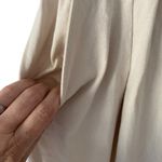 Free People Beach Flax Cream Cropped Wide Leg Pants size large Photo 2