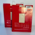 Falke Womens O S Champagne Fashion Tights Stockings Made in Italy Pair Two Tan Photo 2