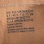 Gentle Souls Kenneth Cole Ella Apron Bootie Black Leather Ankle Boots 9.5 Shoes Photo 8