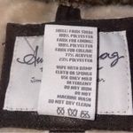 American Rag fur trim suede open vest Photo 3