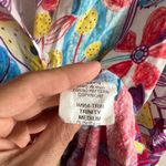 Jams World Vintage Retro Trinity Floral Artwork Button Down Shirt Womens Medium Photo 5