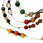 Natural stones eyeglass holder necklace Photo 4